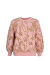 COOP MAKE KNIT HAPPEN SWEATER-PINK/GOLD