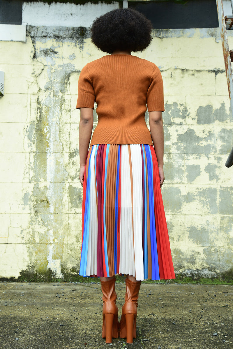 COOP MEET & PLEAT SKIRT