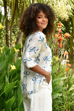 COOP EASY BREEZY SHIRT-WHITE & BLUE