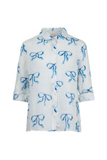COOP EASY BREEZY SHIRT-WHITE & BLUE