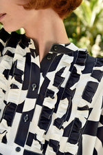 COOP SHUFFLE AND RUFFLE SHIRT