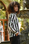 COOP EASY BREEZY SHIRT-BLACK & WHITE