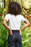 COOP SIMPLY BOWTIFUL T-SHIRT-WHITE & DENIM