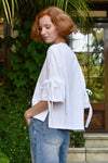 COOP TIED UP ALL DAY T-SHIRT - WHITE