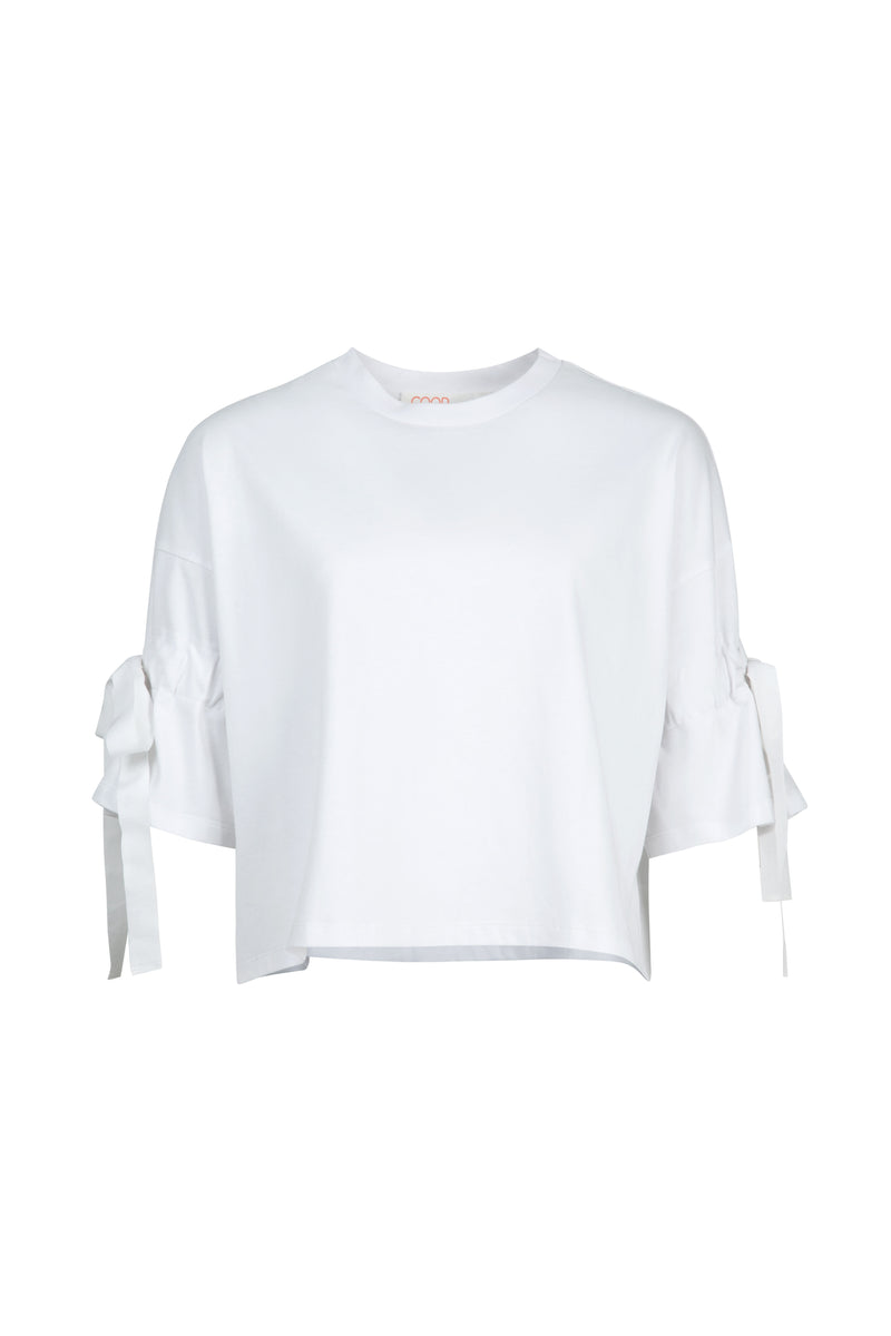 COOP TIED UP ALL DAY T-SHIRT - WHITE