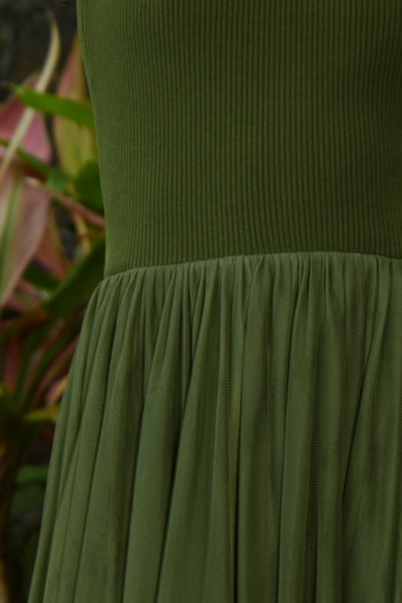 COOP EN POINTE DRESS-OLIVE