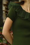 COOP STAY TULLE TOP-OLIVE
