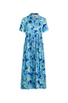 COOP PRETTY IN PRINT DRESS-BLUE