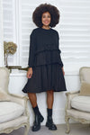CURATE DOUBLE DOWN DRESS-BLACK