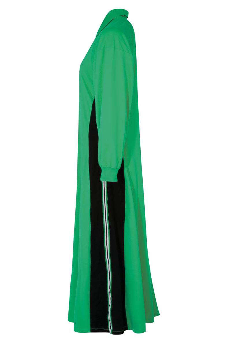 CURATE A BOLD MOVE DRESS-GREEN
