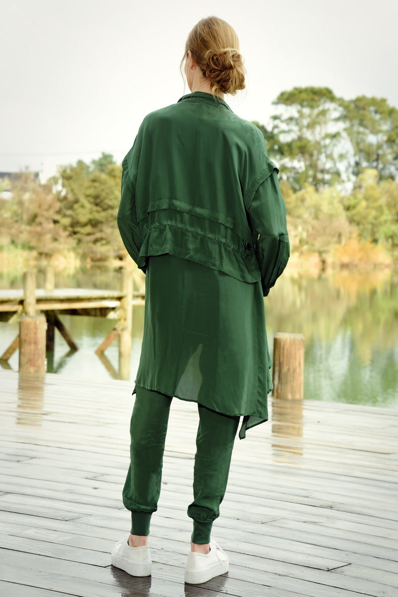 CURATE A SHOW OF PANTS-GREEN PASTURES