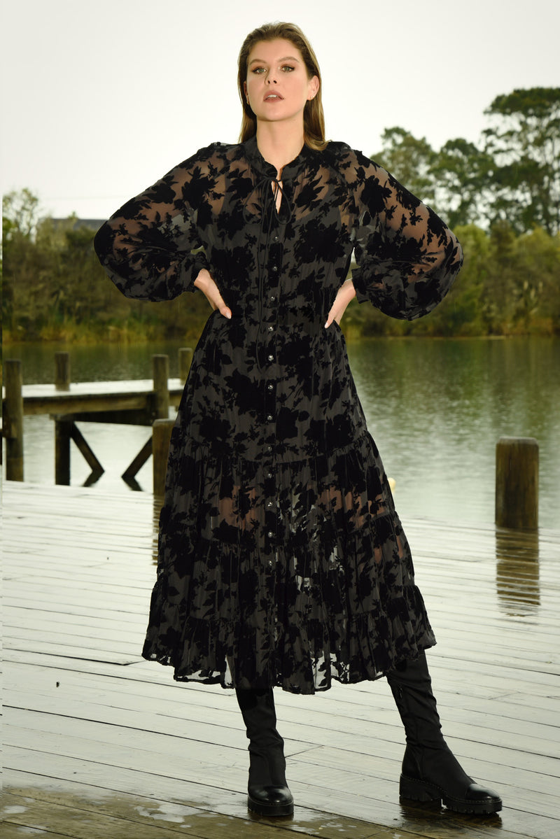 CURATE NEVER SAY TIE DRESS
