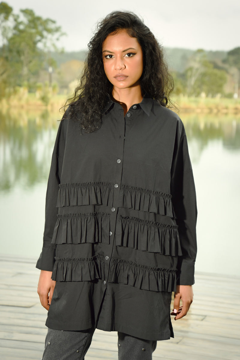 CURATE STYLE IT UP SHIRT-BLACK