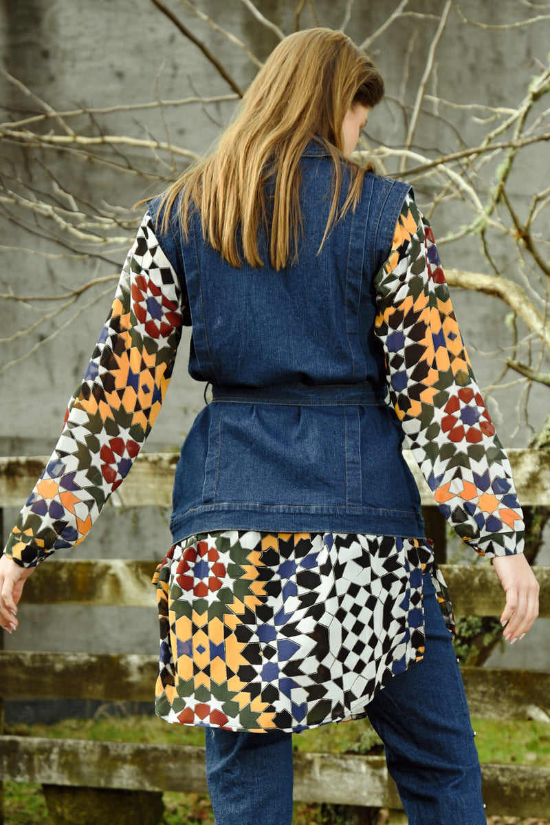 CURATE YOU'RE MY VEST FRIEND JACKET-DENIM