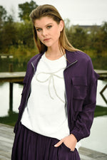 CURATE BOW'TIFUL DAY TOP-WHITE