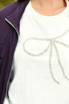 CURATE BOW'TIFUL DAY TOP-WHITE