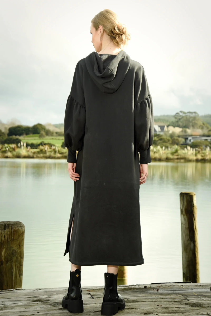 CURATE CHILL AT EASE DRESS-BLACK