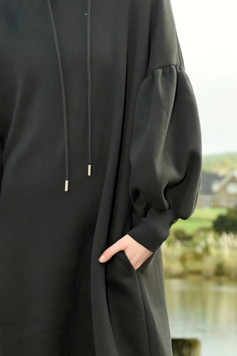 CURATE CHILL AT EASE DRESS-BLACK