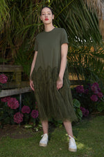 CURATE ALL IN GOOD TIME DRESS-GREEN