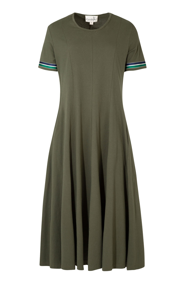 CURATE DARE TO FLARE DRESS-GREEN