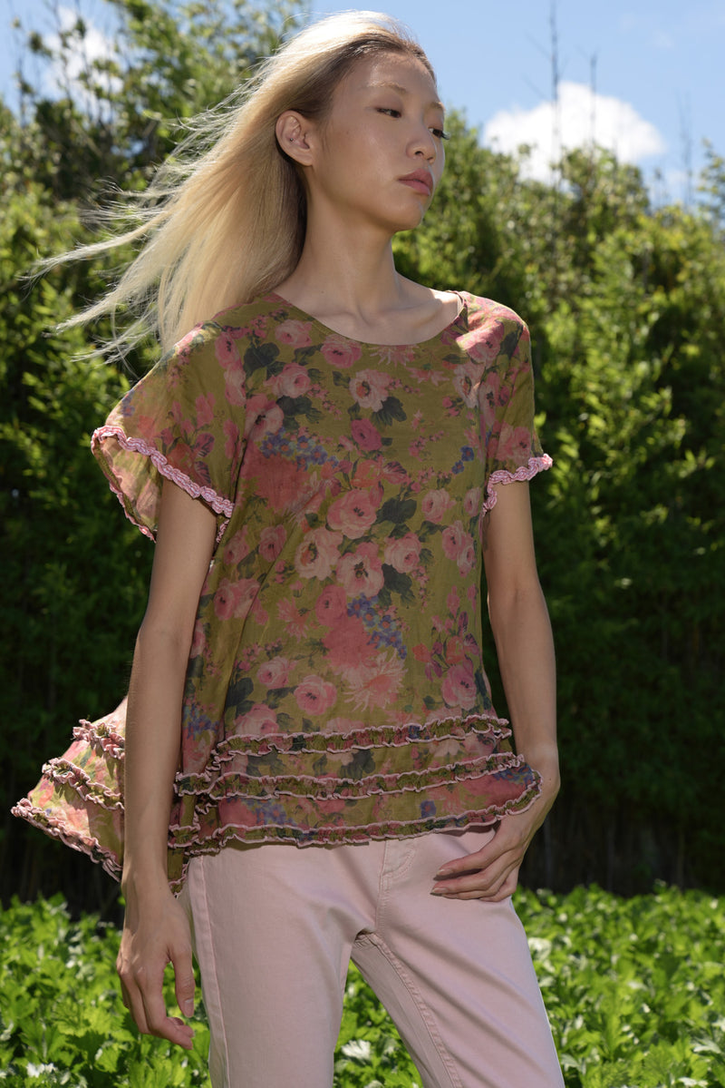 CURATE RUFFLE OF LOVE TOP-VINTAGE