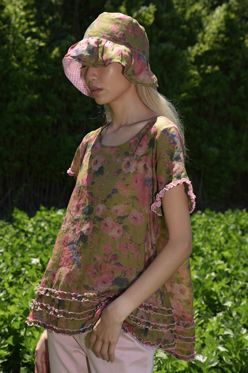 CURATE RUFFLE OF LOVE TOP-VINTAGE