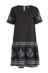 CURATE JOINED AT THE HIP DRESS-BLACK