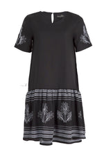 CURATE JOINED AT THE HIP DRESS-BLACK