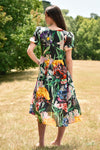 CURATE DREAMING OF SPRING DRESS-BLACK FLORAL