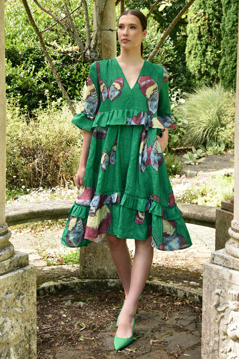 CURATE HEAD TO TOE DRESS-GREEN
