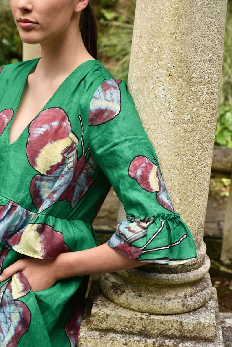 CURATE HEAD TO TOE DRESS-GREEN