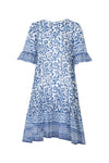 CURATE SUMMER SHIFT DRESS-BLUE