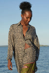 CURATE ANYTHING BUT ORDINARY SHIRT-LEOPARD PALM