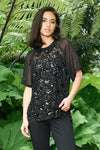 CURATE PICTURE PERFECT TOP-BLACK SPARKLE