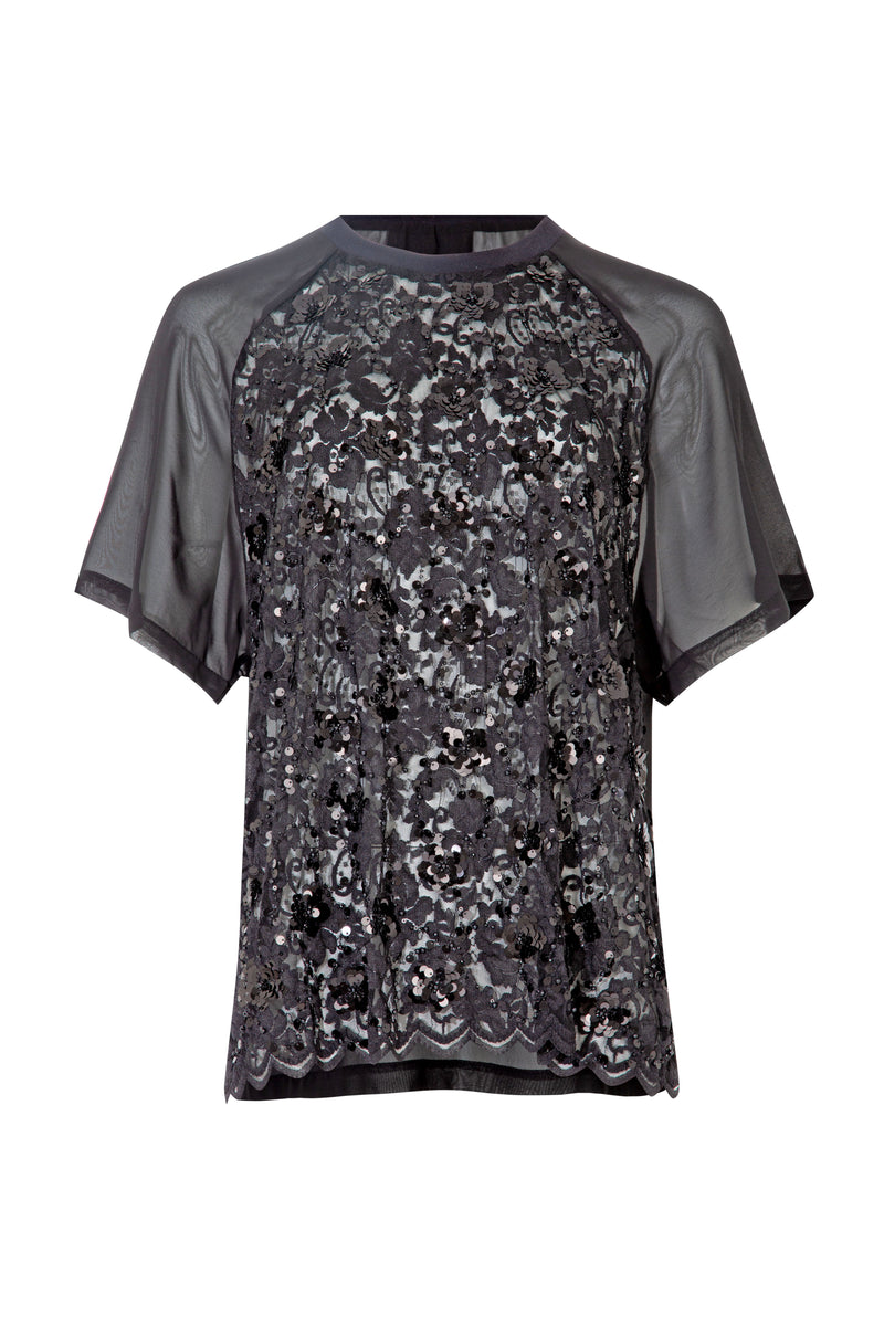 CURATE PICTURE PERFECT TOP-BLACK SPARKLE
