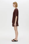 CAMILLA & MARC JANICE LOGO TEE-CHOCOLATE