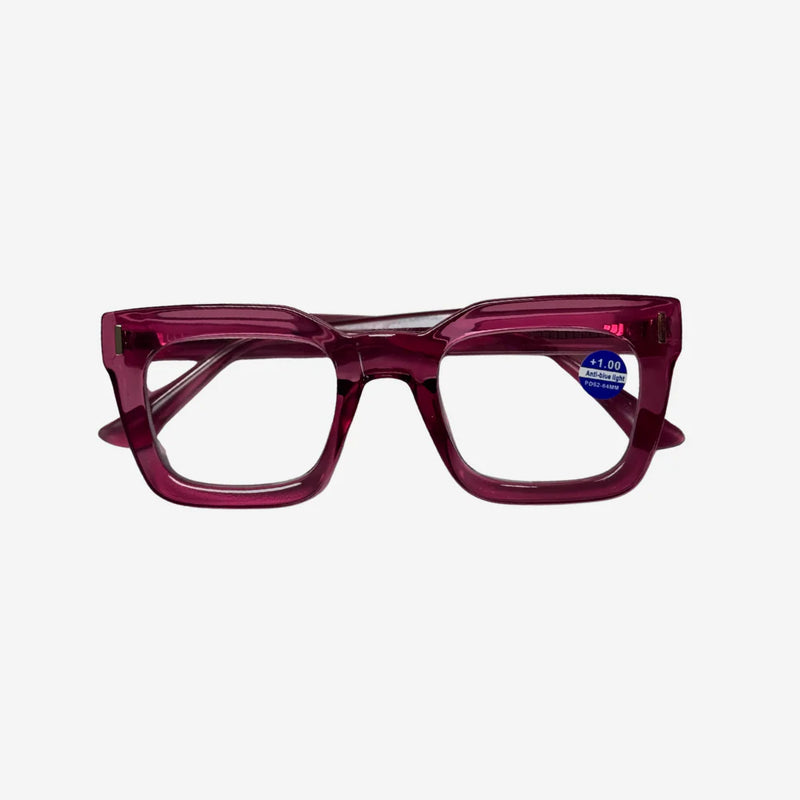 QUEEN OF FOXES READERS-CONTOUR FRAMES-MAGENTA
