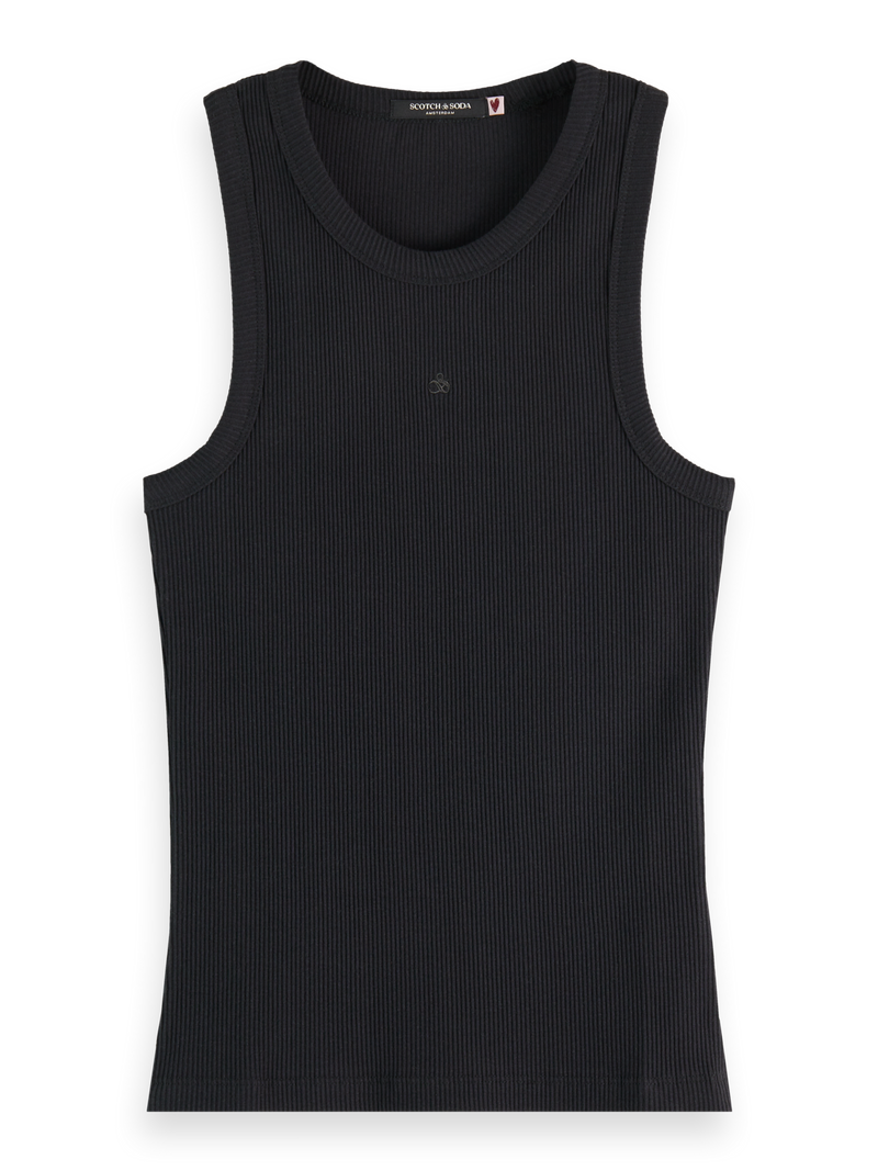 MAISON CORE RIB RACER TANK