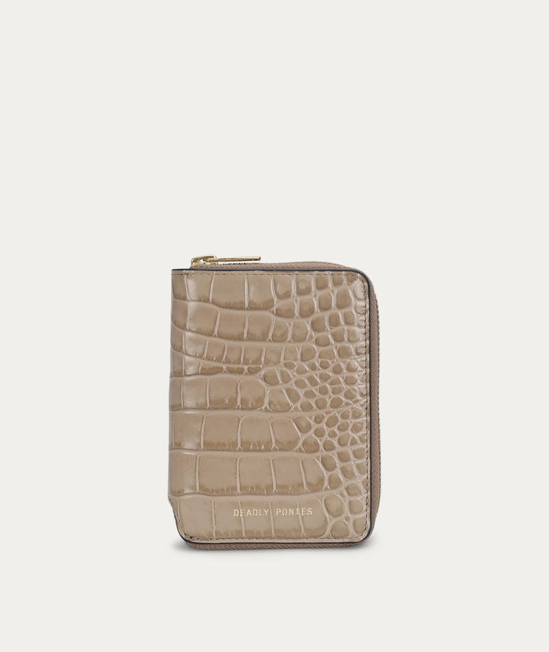 DEADLY PONIES MINI WALLET-OAT CROC
