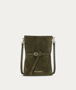 DEADLY PONIES MR PENNY POUCHETTE-KALE SUEDE
