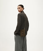 DEADLY PONIES MR PENNY POUCHETTE-KALE SUEDE