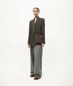DEADLY PONIES MR PENNY POUCHETTE-KALE SUEDE