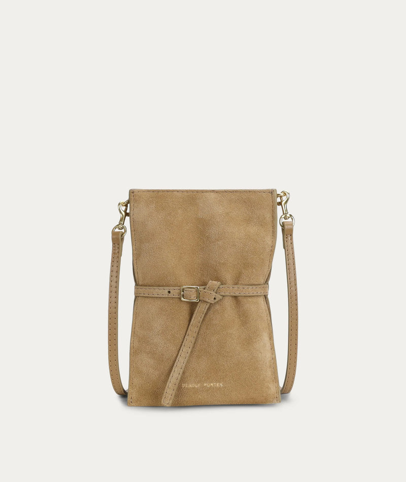 DEADLY PONIES MR PENNY POUCHETTE-OAT SUEDE