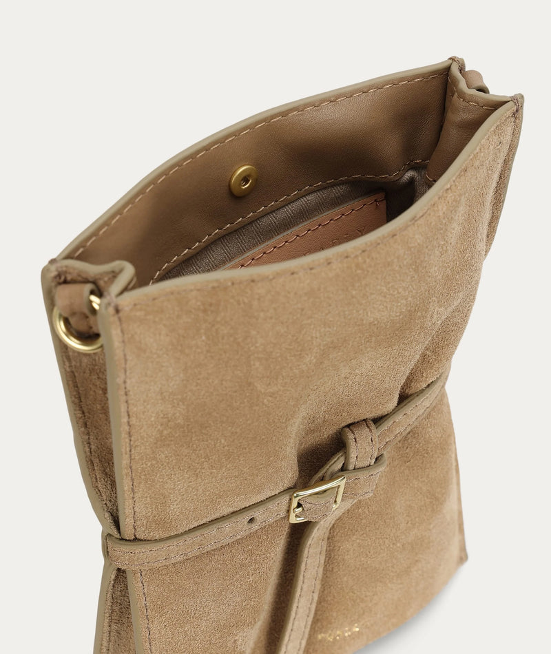 DEADLY PONIES MR PENNY POUCHETTE-OAT SUEDE