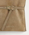 DEADLY PONIES MR PENNY POUCHETTE-OAT SUEDE