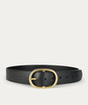 DEADLY PONIES WIDE BELT-BLACK/BRASS