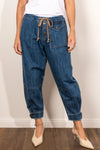 MAUD DAINTY TRUCKER PANT-DENIM