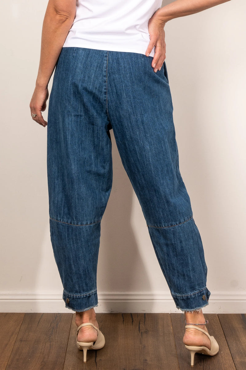 MAUD DAINTY TRUCKER PANT-DENIM