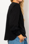 MAUD DAINTY BAXTER TOP-BLACK