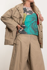 MAUD DAINTY CROFT TOP-SAFARI